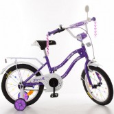 Велосипед детский PROF1 16д. XD1693 Star, фиолетовый