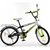 Велосипед детский PROF1 20д. SY2054, Inspirer, черно-бело-салатовый
