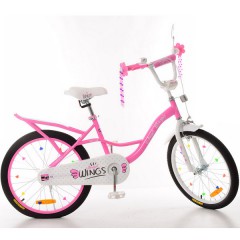 Купить Велосипед детский PROF1 20д. SY20191, Angel Wings, розовый