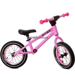Беговел детский PROFI KIDS 12д. М 5451 A-4, надувные колеса, розовый
