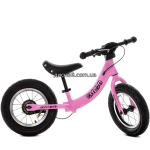 Беговел детский PROFI KIDS 12д. М 5450 A-4, надувные колеса, розовый