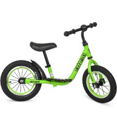 Купить Детский беговел 12д. M 4067 A-2 PROFI KIDS, надувные колеса, зеленый