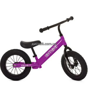 Купить Беговел детский PROFI KIDS 12д. M 5456 B-4, надувные колеса, фиолетовый