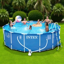Каркасный бассейн Intex 54946, (28236), 457 х 122 см., с фильтр-насосом фото 54