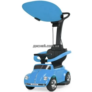 Купить Детский электромобиль-толокар JQ 618 L-4, мягкое сиденье, синий