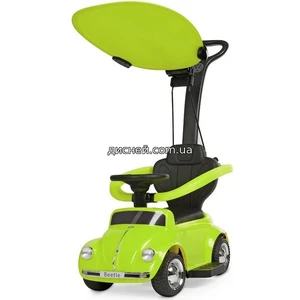 Детский электромобиль-толокар JQ 618 L-5, мягкое сиденье, зеленый