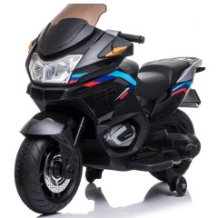 Купить Детский мотоцикл M 4272 EL-2, кожаное сиденье, черный