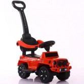 Детская каталка-толокар T-934 RED Jeep, родительская ручка
