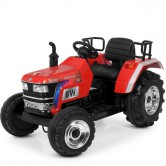 Детский электромобиль M 4187 BLR-3 трактор, кожаное сиденье