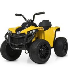 Купить Детский квадроцикл T-738 EVA YELLOW, мягкие колеса, желтый
