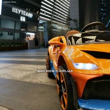Детский электромобиль T-7657 EVA WHITE Bugatti, белый фото 16