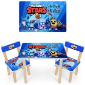 Детский столик 501-96 со стульчиками, Brawl Stars