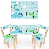 Детский столик 501-93 (UA) со стульчиками, динозавр