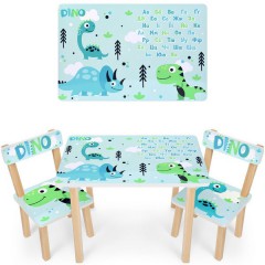 Купить Детский столик 501-93 (UA) со стульчиками, динозавр