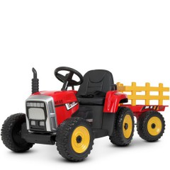 Детский электромобиль трактор M 4479 EBLR-3, с прицепом