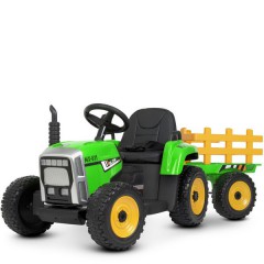 Детский электромобиль трактор M 4479 EBLR-5, с прицепом