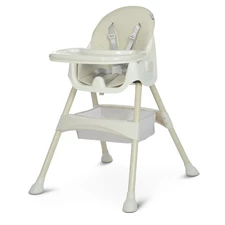 Стульчик для кормления M 4136-2 Ice Gray, серый