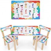 Детский столик 501-106(EN) со стульчиками, цвета