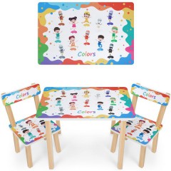 Купить Детский столик 501-106(EN) со стульчиками, цвета