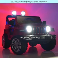 Детский электромобиль M 4529 EBLR-1 Jeep, мягкое сиденье фото 71