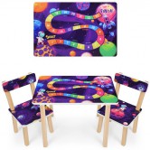 Детский столик 501-113(EN) со стульчиками, цвета