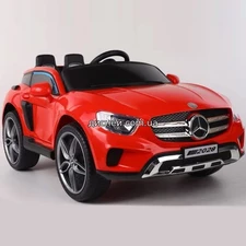 Детский электромобиль T-7845 EVA RED, Mercedes, мягкие колеса