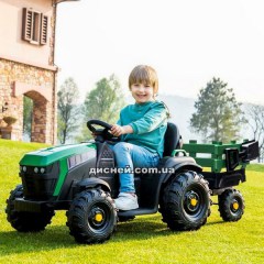 Купить Детский электромобиль M 4463 EBLR-10 трактор, с прицепом