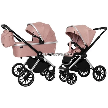 Коляска прогулочная Carrello Optima CRL-6503 (2in1) Hot Pink, в льне