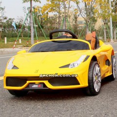 Купить Детский электромобиль T-7659 EVA YELLOW Lamborghini, мягкие колеса