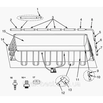 Каркасный бассейн Intex 54988, (28374), 975 х 488 х 132 см., песочный с хлоргенератором фото 14