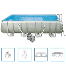 Каркасный бассейн Intex 54982, (28352), 549 х 274 х 132 см., с песочным фильтр-насосом фото 71