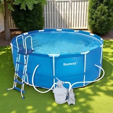 Каркасный бассейн Bestway 56259, (56414), 366 х 122 см., с песочным фильтр-насосом фото 14