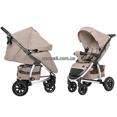 Коляска прогулочная Carrello Vista CRL-5511 Stone Beige, лен