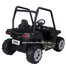 Детский электромобиль M 4283 EBLRS-18, кожаное сиденье фото 14