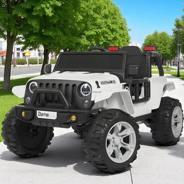 Детский электромобиль M 4282 EBLR-1 джип, мягкие колеса