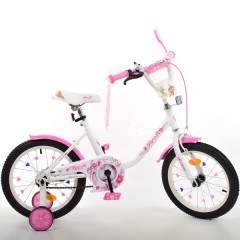 Купить Детский велосипед PROF1 18д. Y1885 Ballerina, бело-розовый