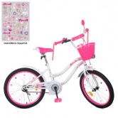 Велосипед детский PROF1 20д. Y2094-1K Star, с корзинкой