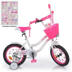 Купить Велосипед детский PROF1 14д. Y1494-1K, Star, с корзинкой