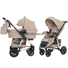 Коляска универсальная Carrello Vista CRL-6506 (2in1) Stone Beige, лен