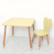 Детский столик 04-025BEIGE, со стульчиком, бежевый