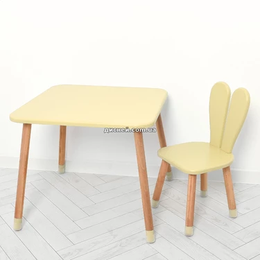 Детский столик 04-025BEIGE, со стульчиком, бежевый