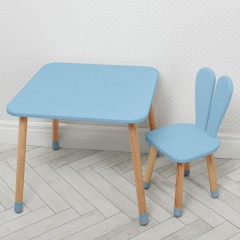 Купить Детский столик 04-025BLAKYTN, со стульчиком, синий