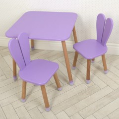 Купить Детский столик 04-25VIOLET+1 со стульчиками, фиолетовый
