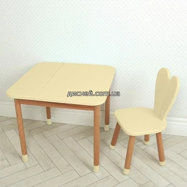 Детский столик 04-025BEIGE-BOX со стульчиком, бежевый