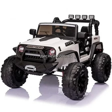 Детский электромобиль M 4296 EBLR-1 (24V) Jeep, мягкое сиденье фото 2