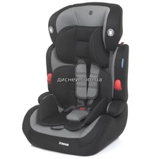 Детское автокресло ME 1008 JUNIOR Royal Gray, черно-серое