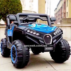 Детский электромобиль M 4198 EBLR-4 NEW Bugatti, 4 мотора, синий