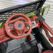 Детский электромобиль M 4556 EBLRS-18-5 Багги, кожаное сиденье фото 54