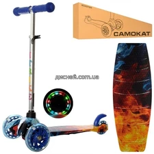 Детский самокат BB 3-013-4-F-DBL MINI, синий