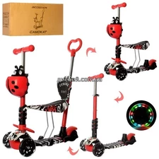 Детский самокат JR 3-058-I-WP8, MAXI, красный